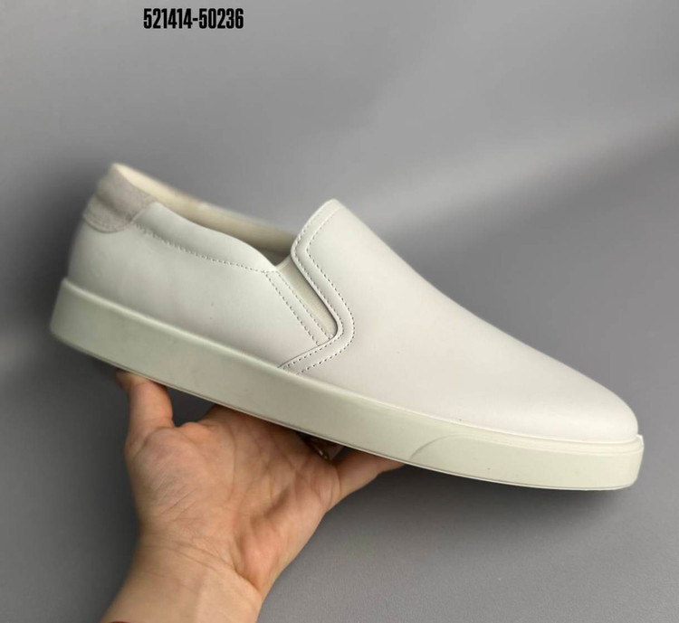 کفش کژوال روزمره مردانه اکو ECCO Street Lite Leather Slip-On Sneaker کد 52141450236