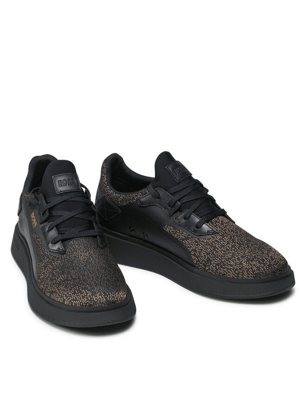 کفش روزمره مردانه Hugo Boss Trainers Canvas Body Logo Side Bulton Runn کذ 50460000